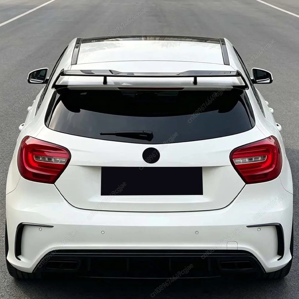 Фото Спойлер на крышку багажника из ABS-пластика для Mercedes Benz A-Class W176 A180 A200 A250 A260 A45 AMG 2013-2018, тюнинг для хэтчбеков №2