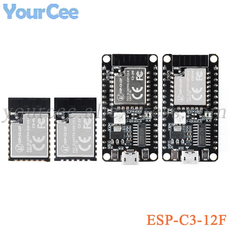 

ESP32-C3 ESP32 C3 12F 2,4 GHz WiFi + Bluetooth-совместимый BLE5.0 2M 4M двухрежимный беспроводной модуль макетная плата