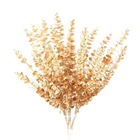 5pcs useful practical eye catching delicate anti fade fake eucalyptus for party artificial plant simulation eucalyptus
