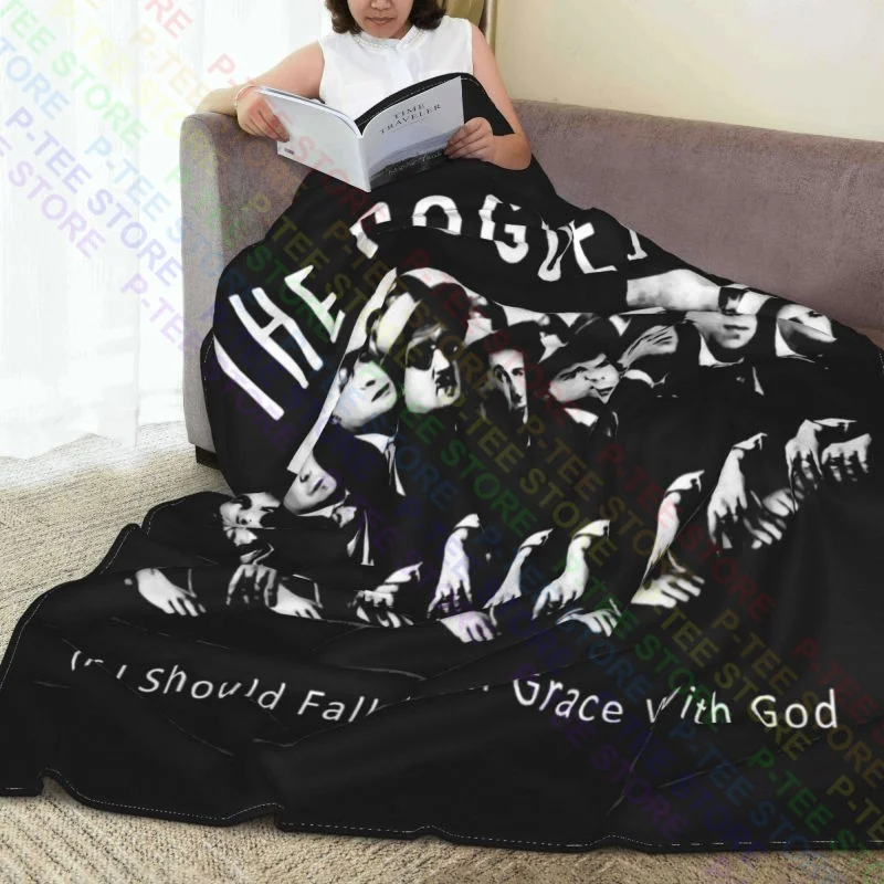 Одеяло из искусственного меха для сна с надписью The Pogues If I Be Fall от Шейна мака
