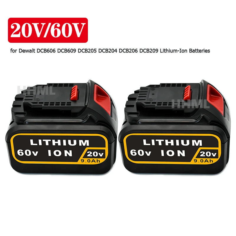 

100% new high quality 20V 60V 18.0Ah DCB606 Replacement Li-ion Battery for DeWalt MAX XR 20V/60V power tool lithium Battery