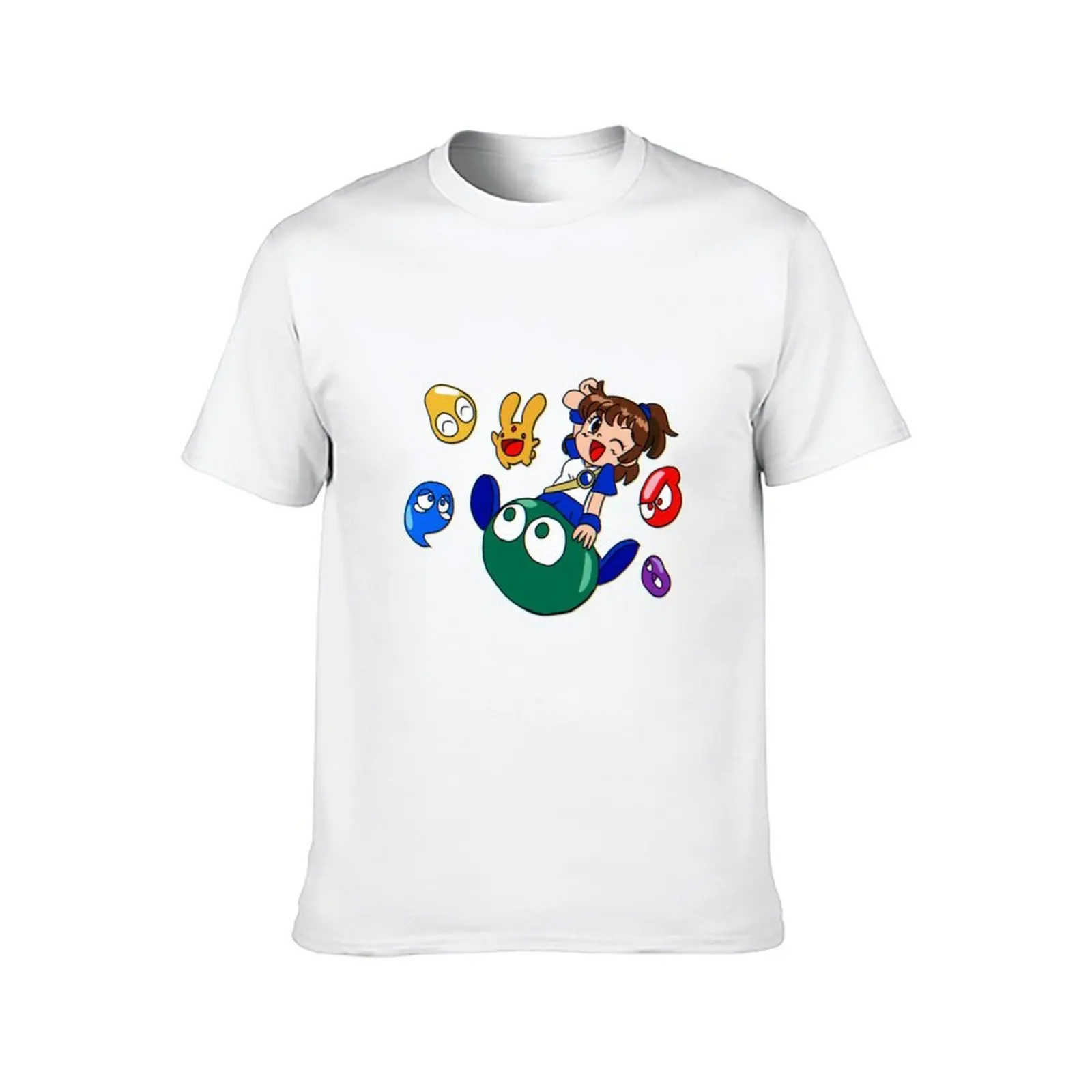 Фото Футболка Puyo Puyo FC Cover Redraw (90sthetic), хлопковая футболка с индивидуальным принтом, комплект футболок №2