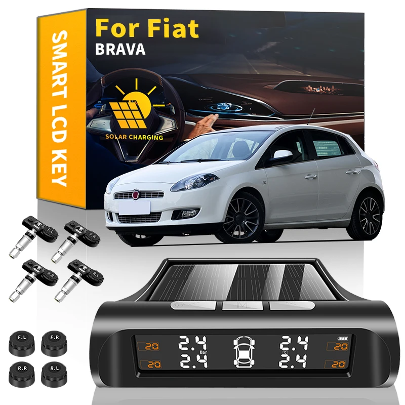 

Цифровой датчик давления в шинах на солнечной батарее для Fiat BRAVA 1995-2003