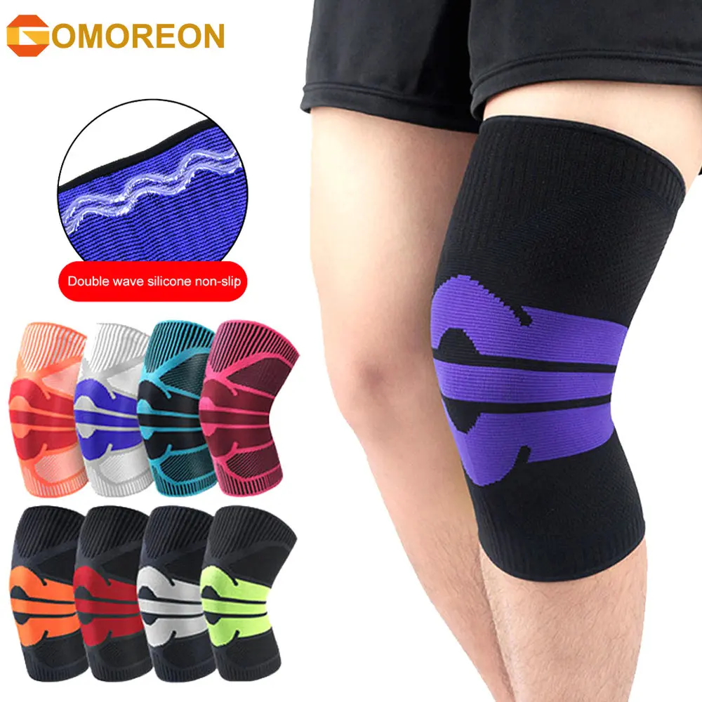 

1Pcs Sports Knee Compression Sleeve Brace Support for Knee Pain Support for Running Weightlifting Gym Workout Joint Pain Relief