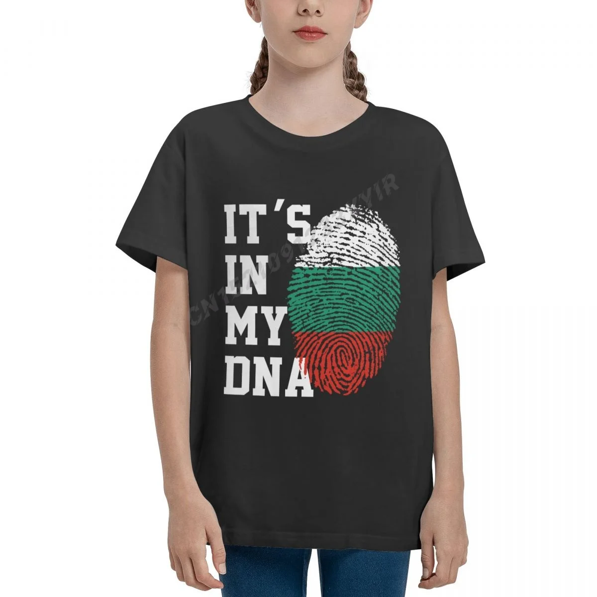 Футболка детская с флагом Болгарии 100% хлопок |