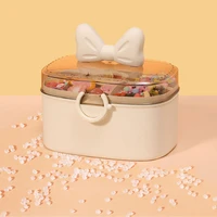 cute portable storage box hairpin rubber band jewellery container women cosmetics organizer home sundries sort out gadgets