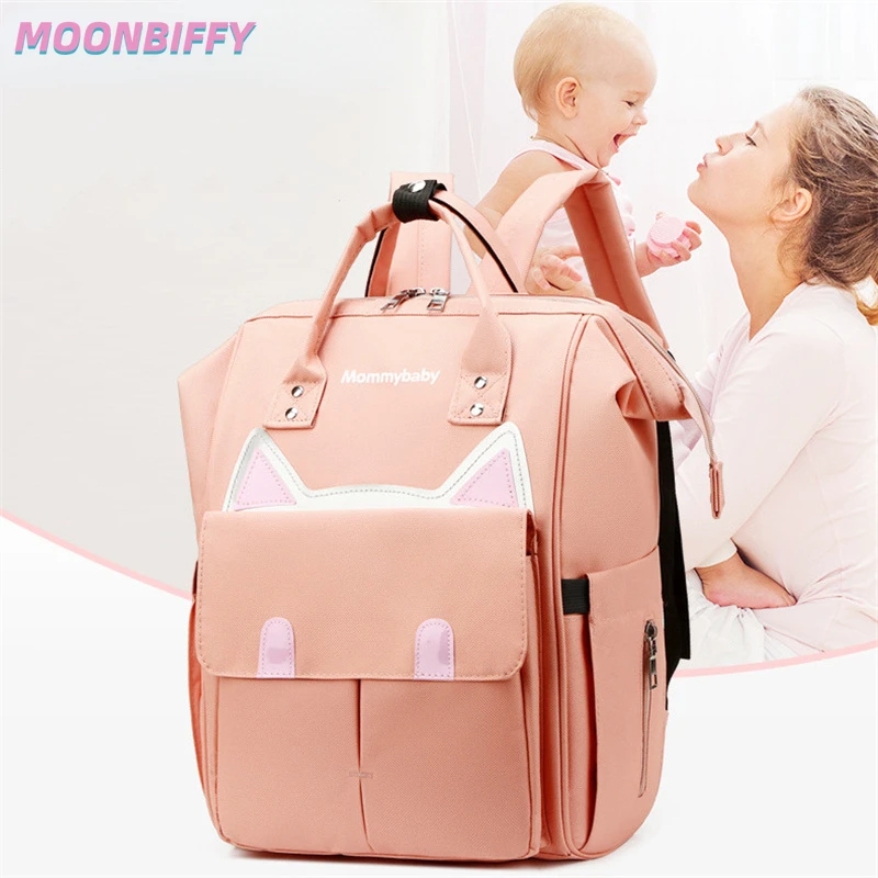 

Mochila Mommy Bag Portable Large Capacity Baby Bottle Insulation Mother and Baby Bag Fashion Casual Multifunctional Backpack