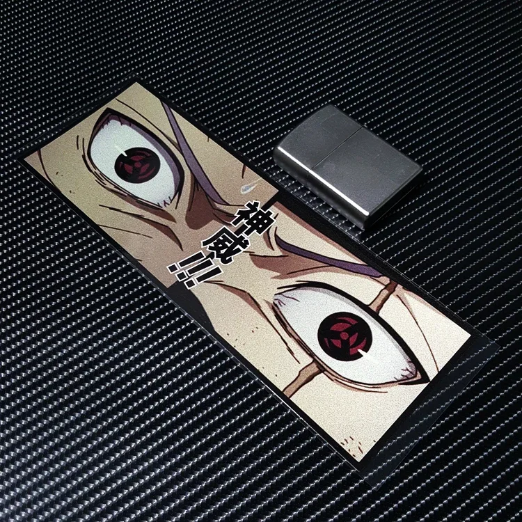 Виниловые наклейки для стайлинга автомобиля мультяшная душа кровавые глаза