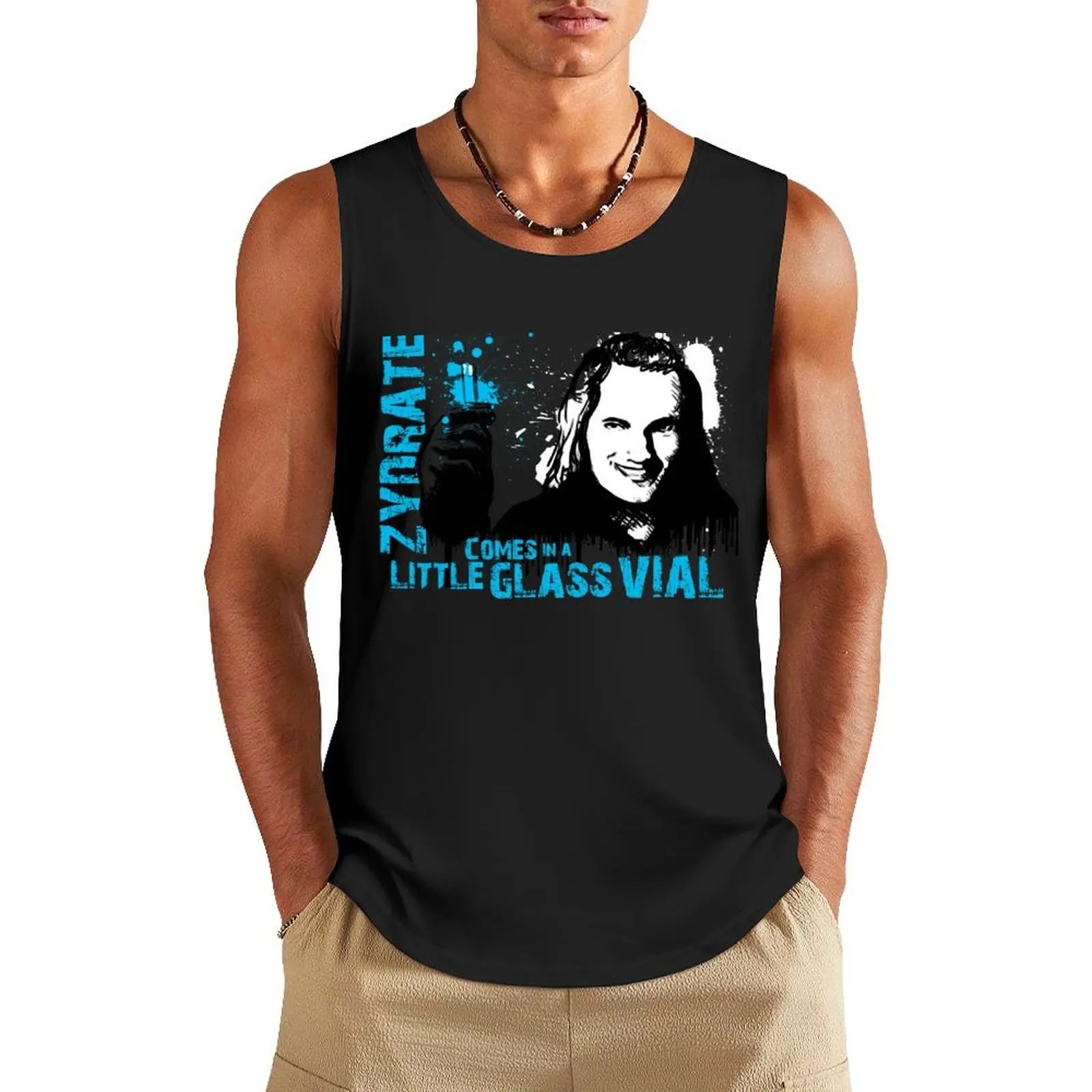 Zydrate поставляется в маленьком стеклянном флаконе майка Аниме одежда мужская