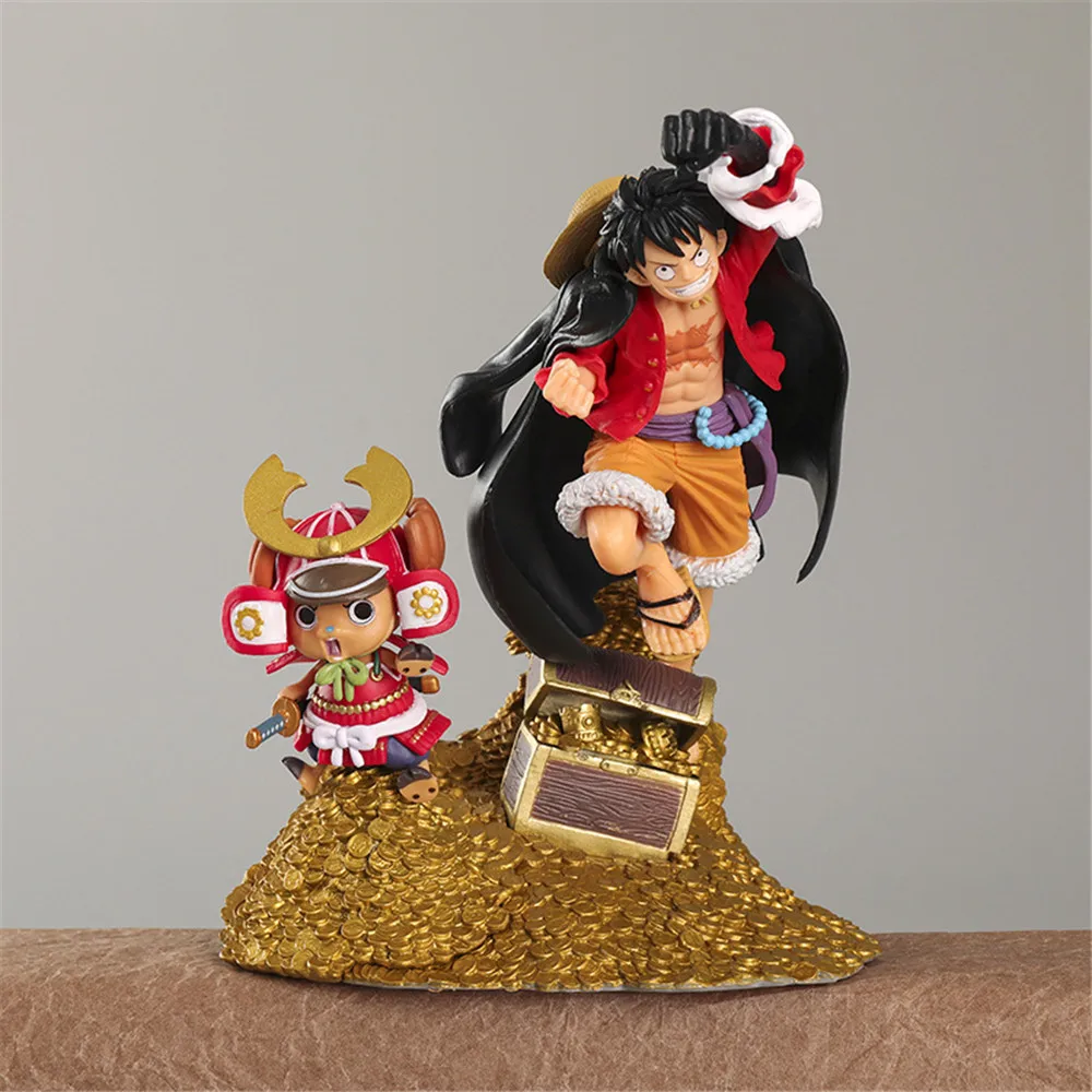 

Anime One Piece Monkey D. Luffy Samurai Chopper PVC Action Figure Collectible Doll Figurine Model Toys Kids Gifts