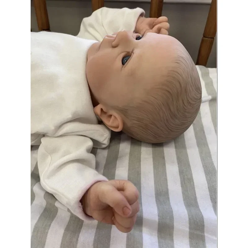 49 см кукла реборн Felicia Ready Reborn Girl Pеборн девочка ручная роспись волосы мягкий винил