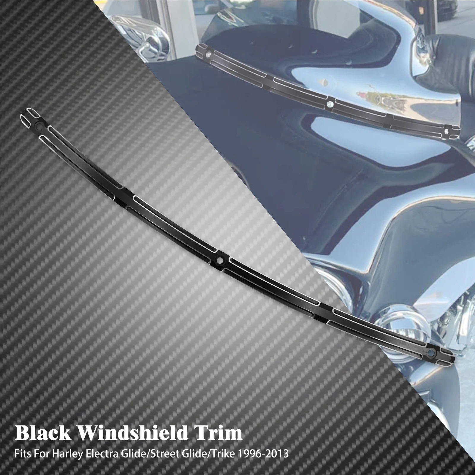 

Отделка ветрового стекла для мотоцикла Harley Touring Road King FLHR Street Electra Glide FLHT FLTRX FLHTK CVO 1996-2013 отделка ветрового стекла