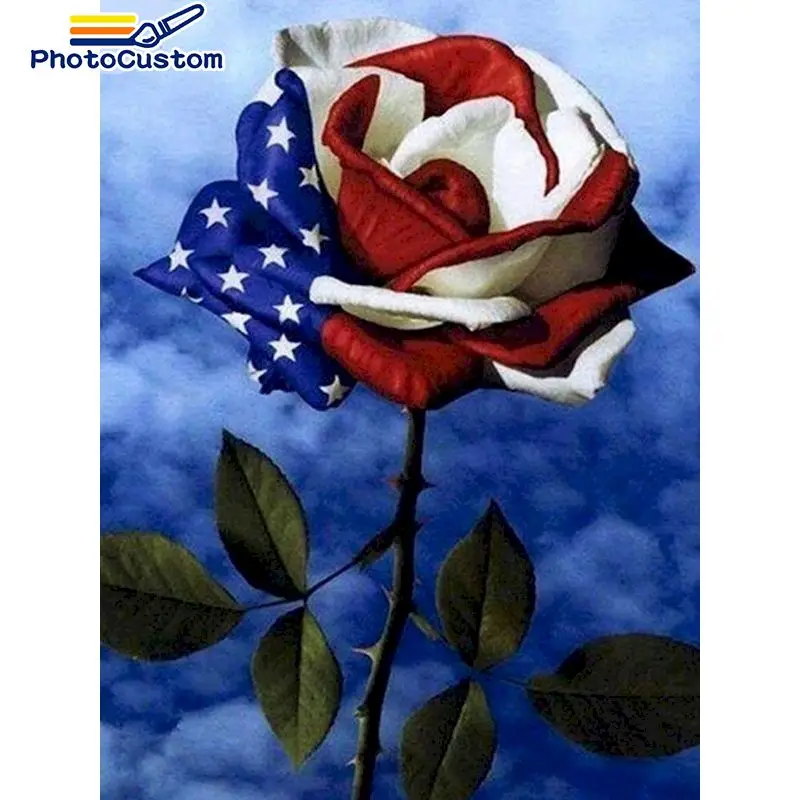 

Rose Pictures 5D Diamond Painting Flowers Diamond Mosaic Painting Kits Rhinestone Embroidery DIY Gift