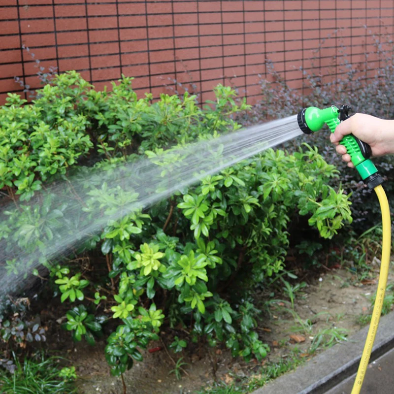 

Garden Spray Portable High Pressure Gun Sprinkler Nozzle 7 Pattern Water Jet