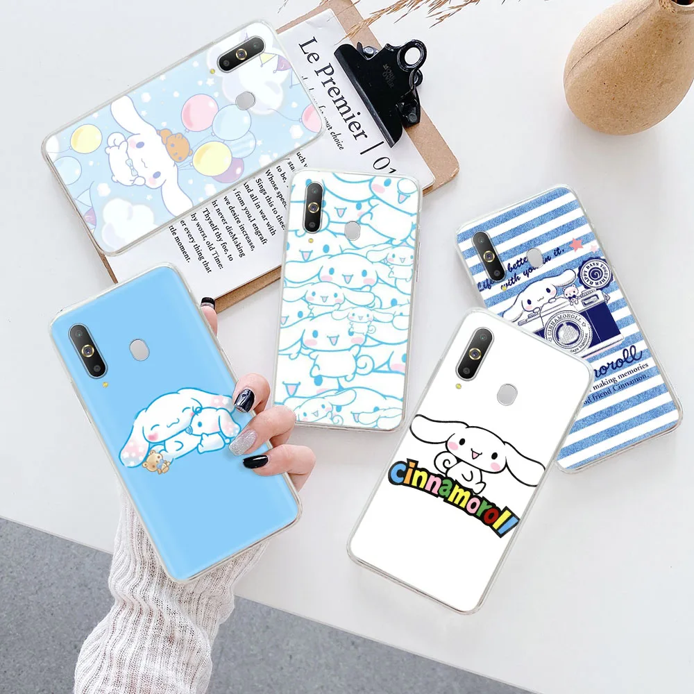 

Cinnamaroll Soft Transparent Case for Motorola Moto E5 Play GO E6 E6S E6I E7 E7I Power E20 E30 E40 G6 Plus Protective Case