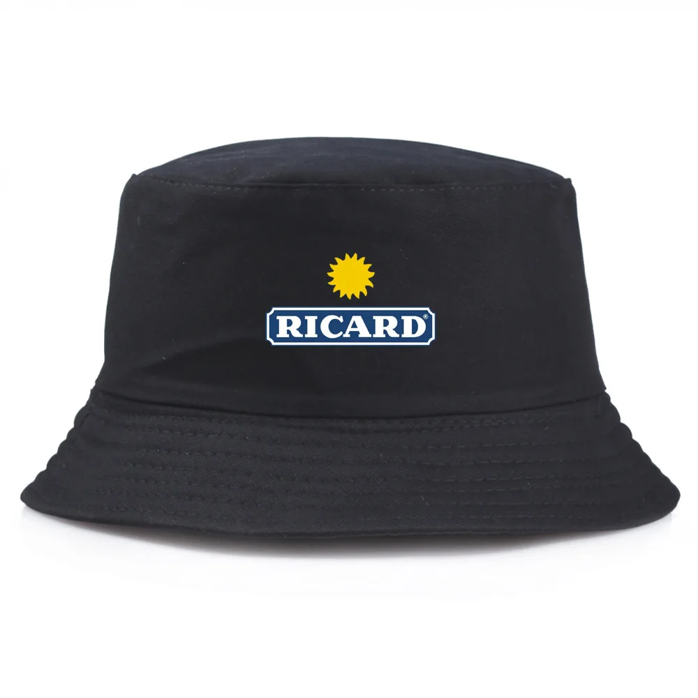 

Fashion Ricard Bucket Hats Women Man Classic Cotton Summer Fisherman Caps Teen Outdoor Sport Fishing Hat Girl Boy Bob Panama Hat