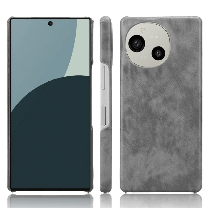 ДляSharp Aquos R9 SH-M28SG Чехол из искусственной кожи с жесткой задней крышкой матовый