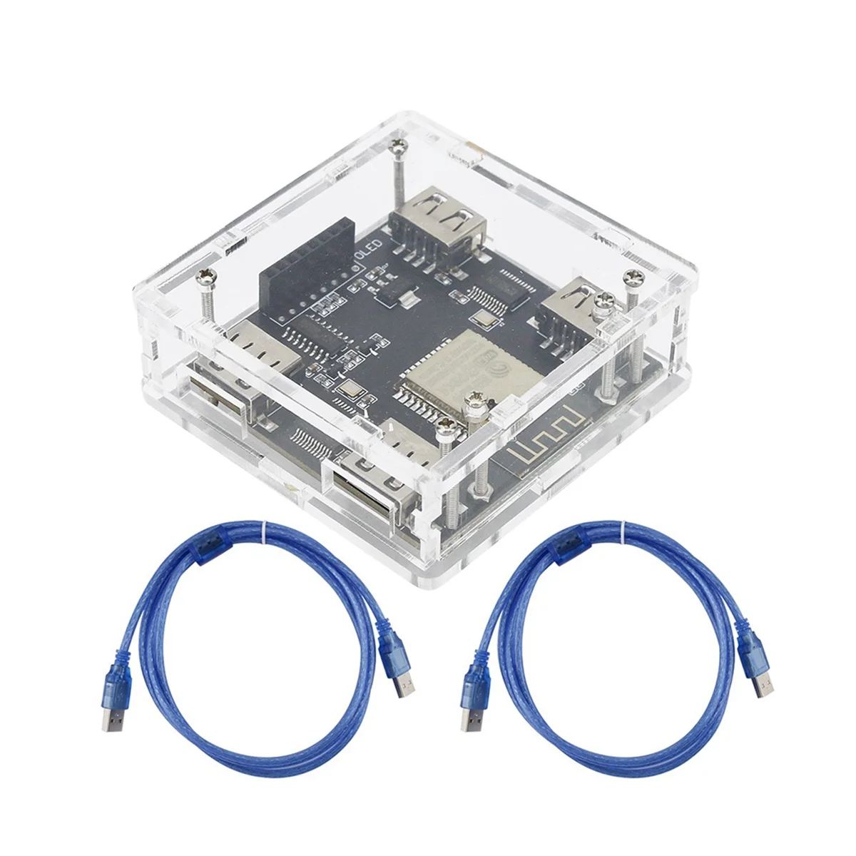 Kmbox B+Pro Key Mouse Controller Вспомогательная поддержка AI Dual USB Press Ручка мыши для DMA и двух