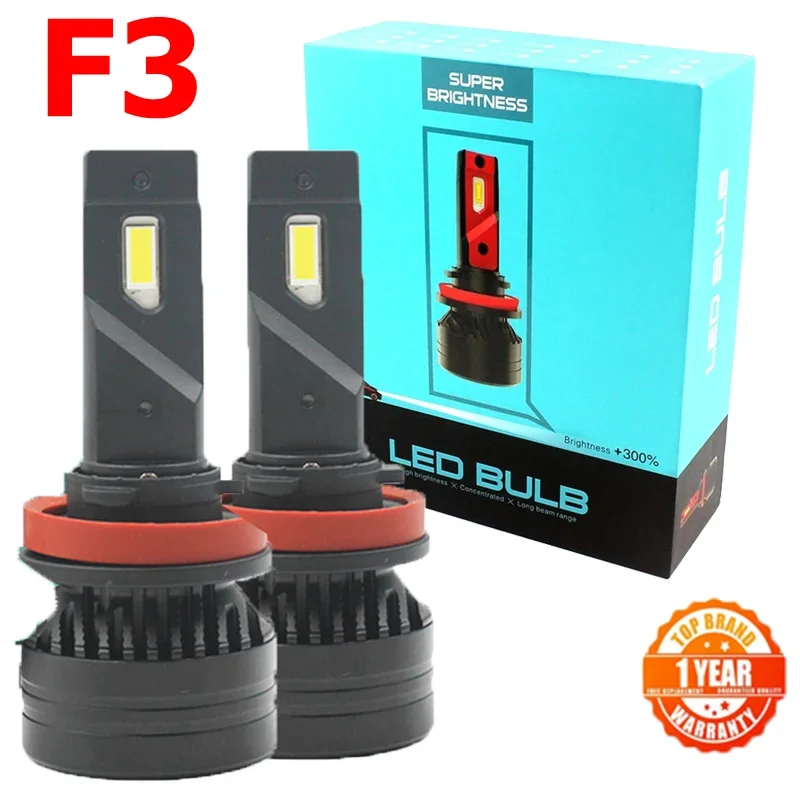 

Rockeybright F3 10000lm H4 светодиодная фара H7 H8 H9 H11 автомобильная фара H4 90 Вт ярко-белая H1 H3 880 881 H16 9005 светодиодная фара H7