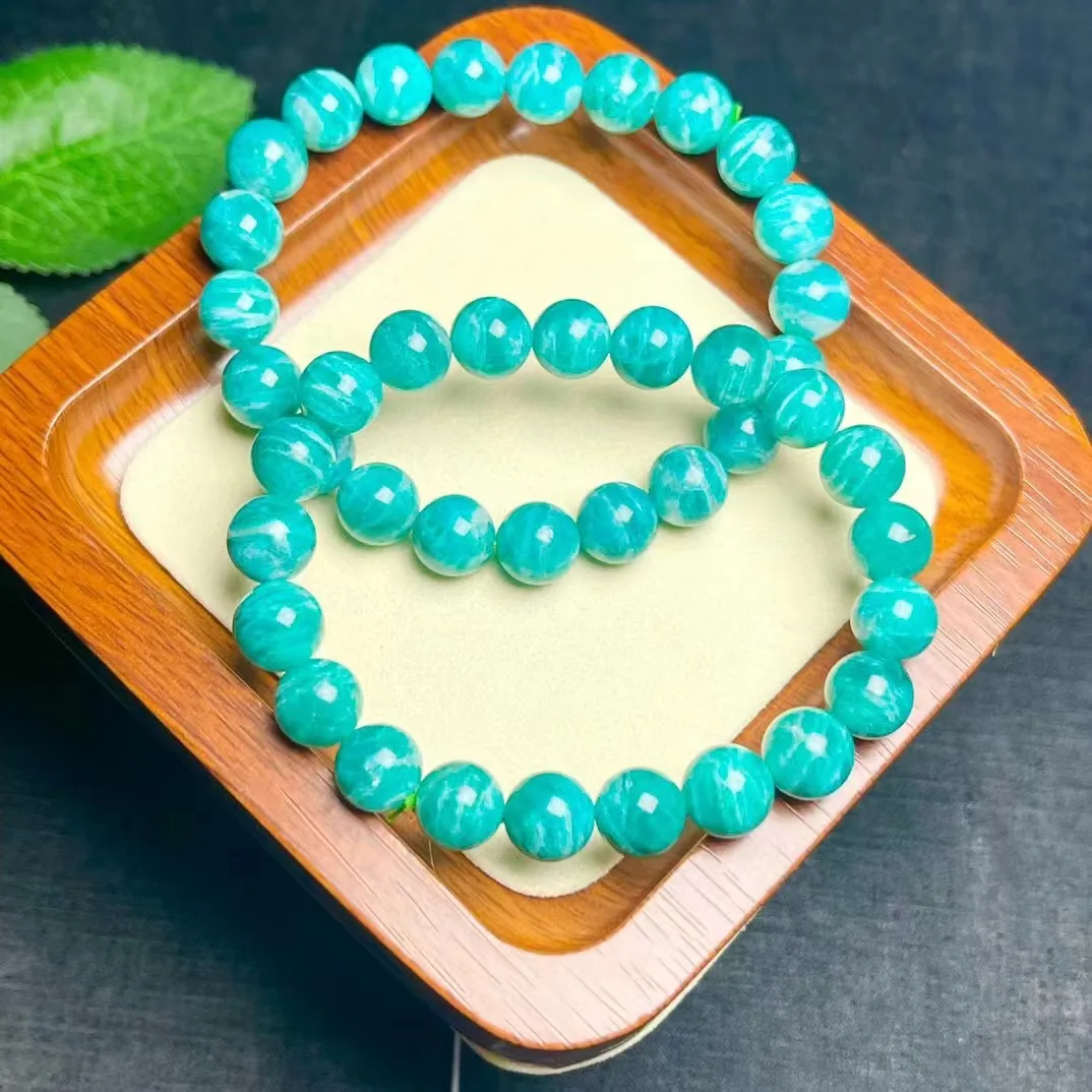 Лидер продаж браслет Unit One из натурального амазонита бусин