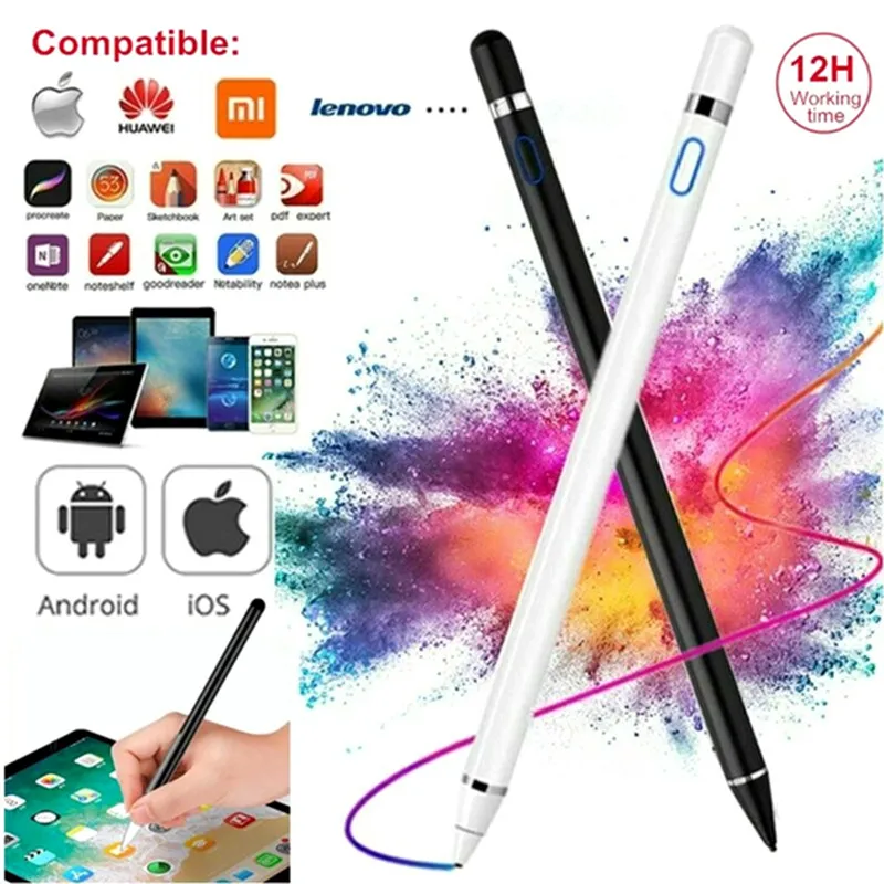universal stylus 4 in 1 touch screen pen drawing tablet phone capacitive pen for android iphone ipad free global shipping