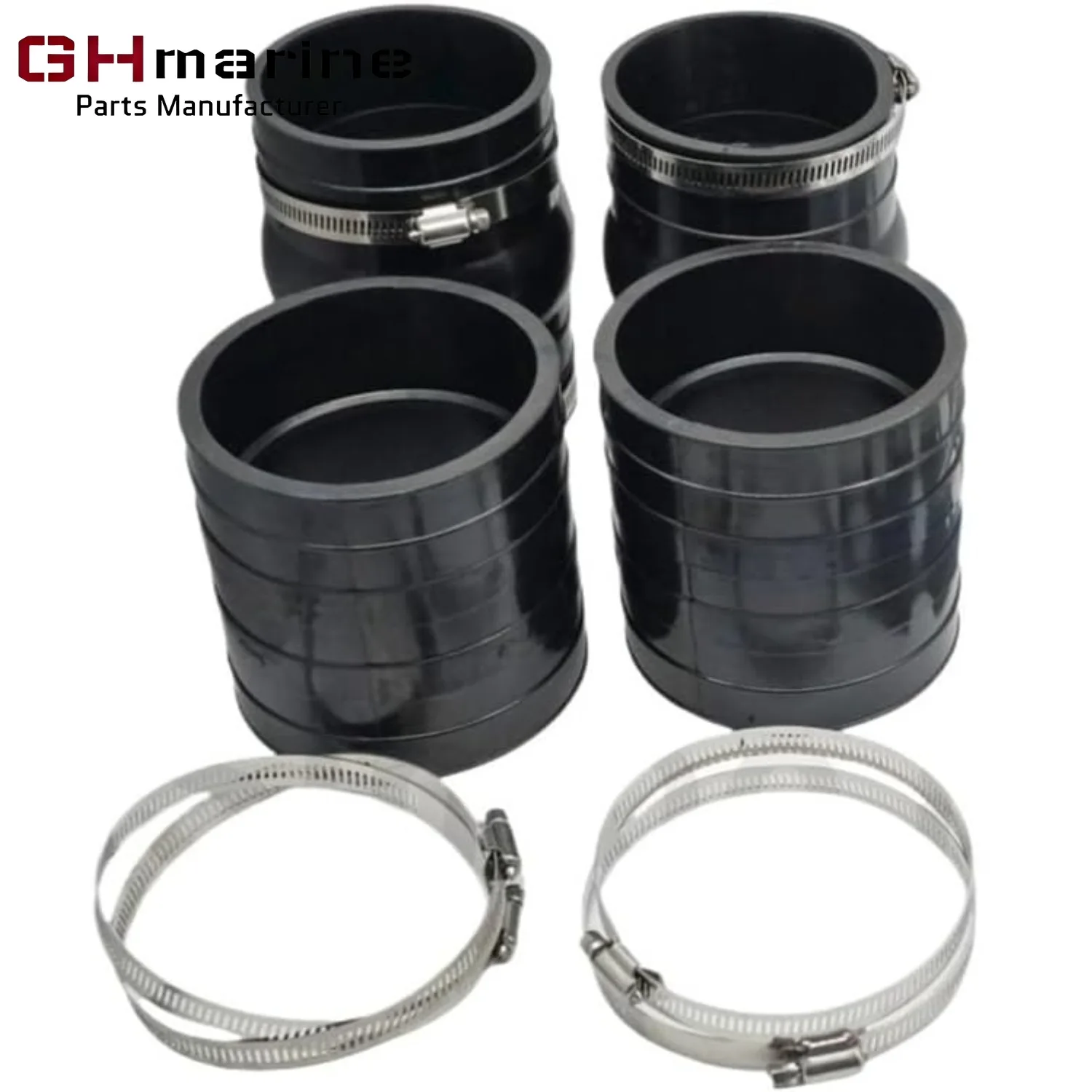 Фото Комплект гофрированных шлангов коллектора для лодок Volvo Penta Sterndrive V6 V8 4.3 5.0 5.7 7.4 8.1L 262 CID 1986-UP OMC 3852696 3863450 №5