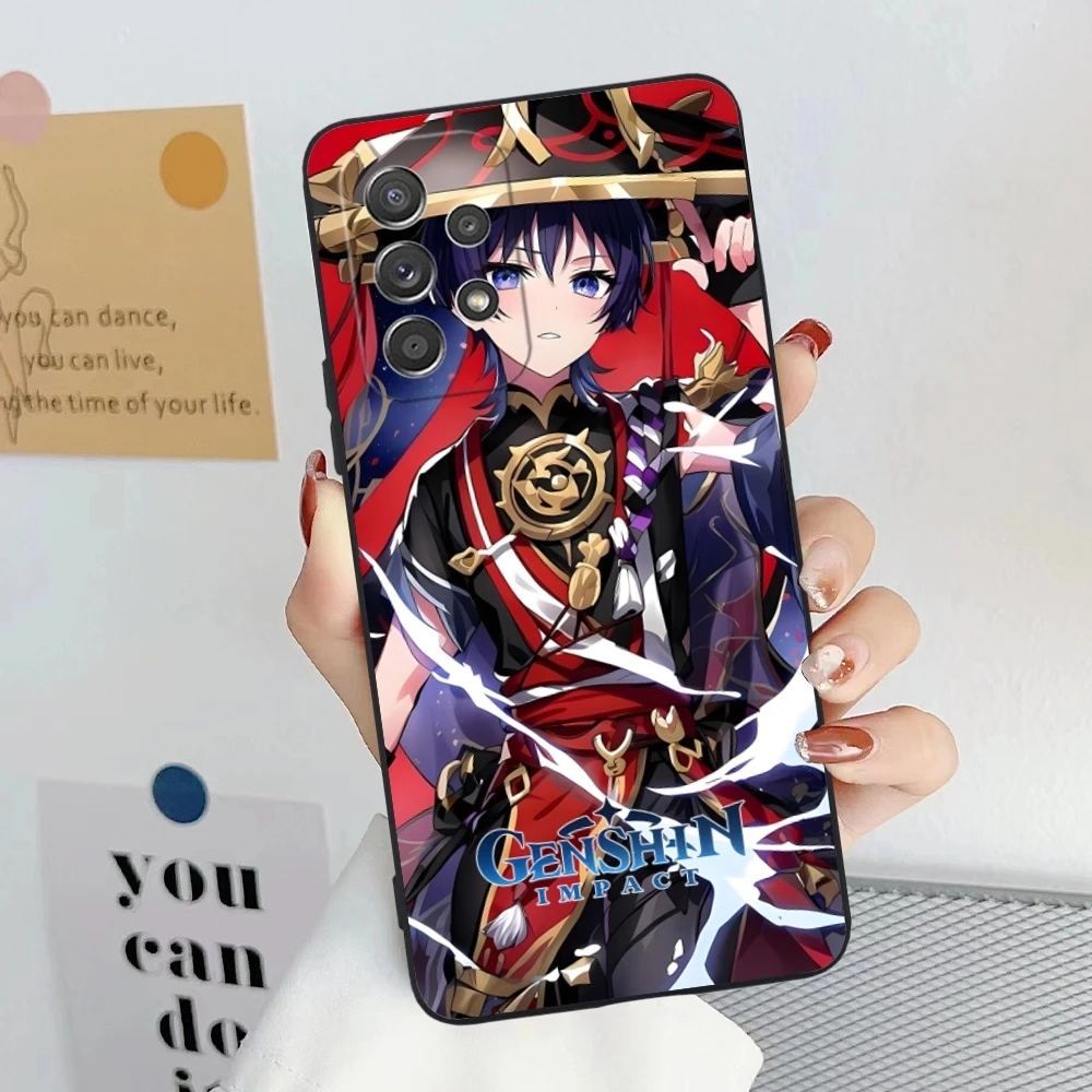 Чехол для сотового телефона Genshin Impact Wanderer Samsung Galaxy A91 73 71 70 54 53 52 34 24 23 21 S 5G черный