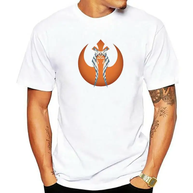 Футболка мужская Rebel Ahsoka 100% хлопок с круглым вырезом и коротким рукавом 6XL
