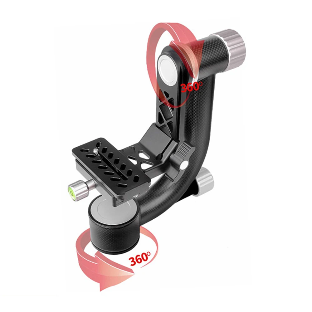 

Mini Ball Head Adapter Camera Mount Split Design Multi-functional Ball Head Carbon Fiber Panoramic Ball Head
