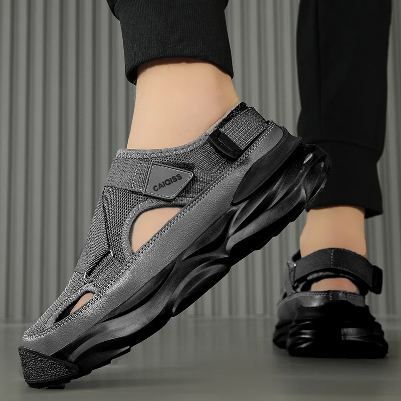 Мужские сандалии PARZIVAL дышащая повседневная обувь для улицы Нескользящие пляжные