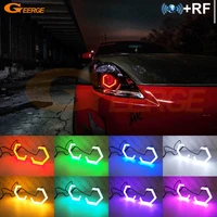 for nissan 350 z 350z z33 ultra bright multi color rgb led angel eyes hex halo rings light rf remote bluetooth compatible app