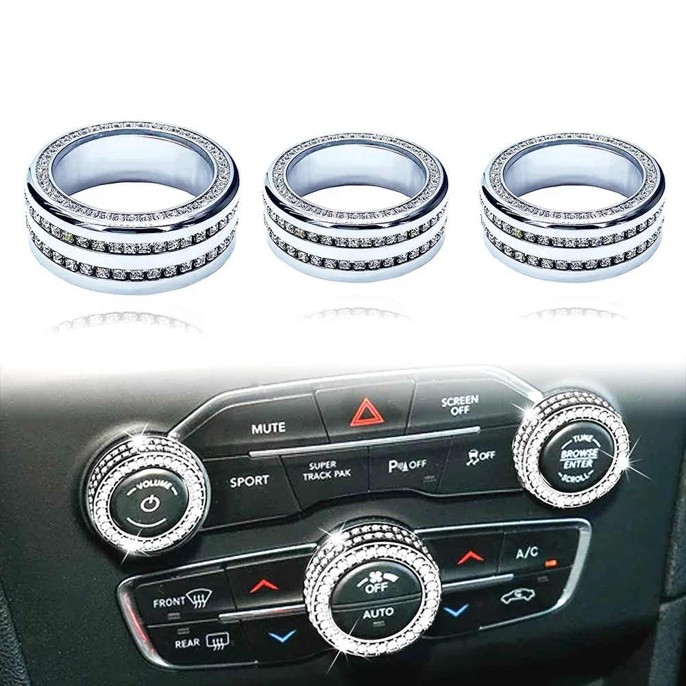 

AC Volume Knob Button Knob Cover 2015-2020 AC Volume Control Knob Car Interior Car Interior Trim Parts Brand New