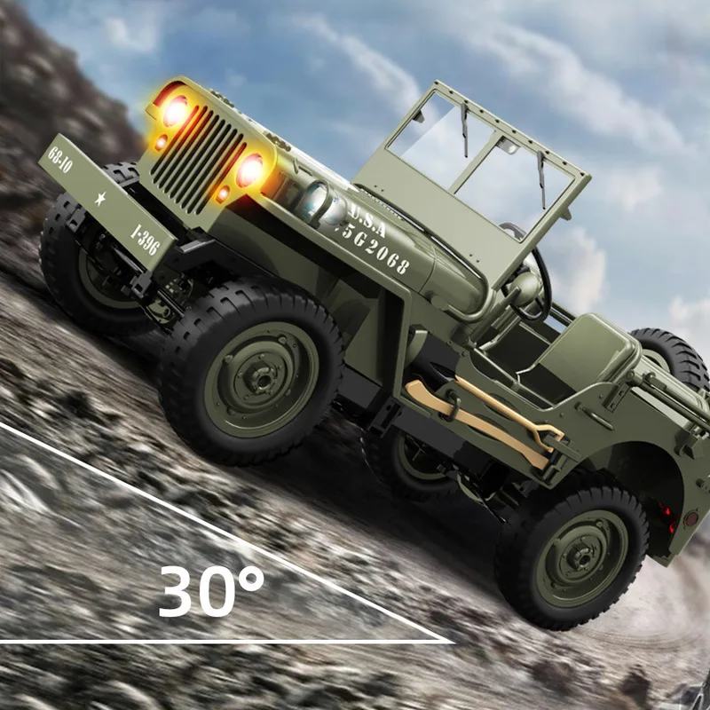 Jjrc Willys 2 4 г C8815 Радиоуправляемый автомобиль 1941 4wd Rtr Гусеничный скалолазание Весы