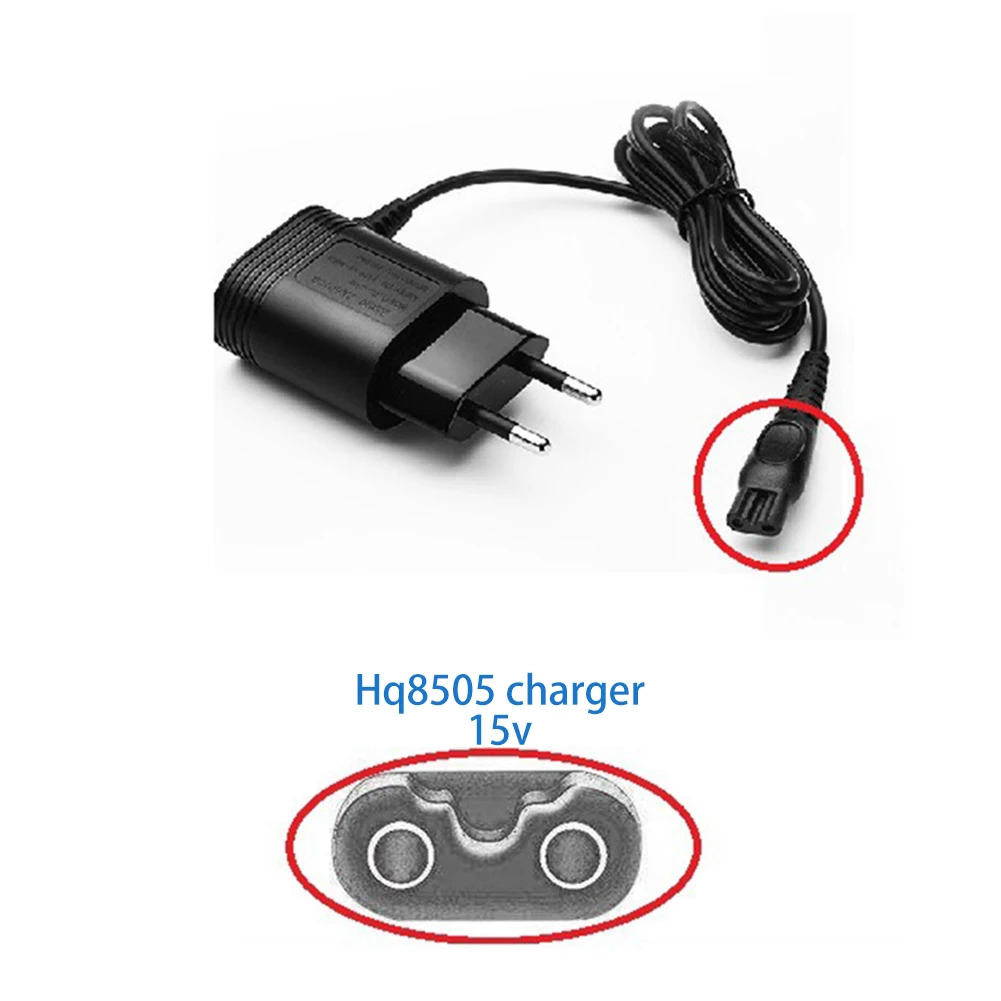 Электрический адаптер для бритвы Philips HQ8505/6070/6075/6095 15 В С зарядным кабелем |