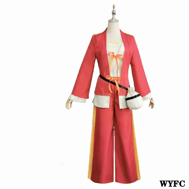 

Chinese Anime Hundred Monster Spectrum Ghost Doctor Taoyao Cosplay Hanfu Women Clothing Set Party Cute Ancient Style Give A Bell