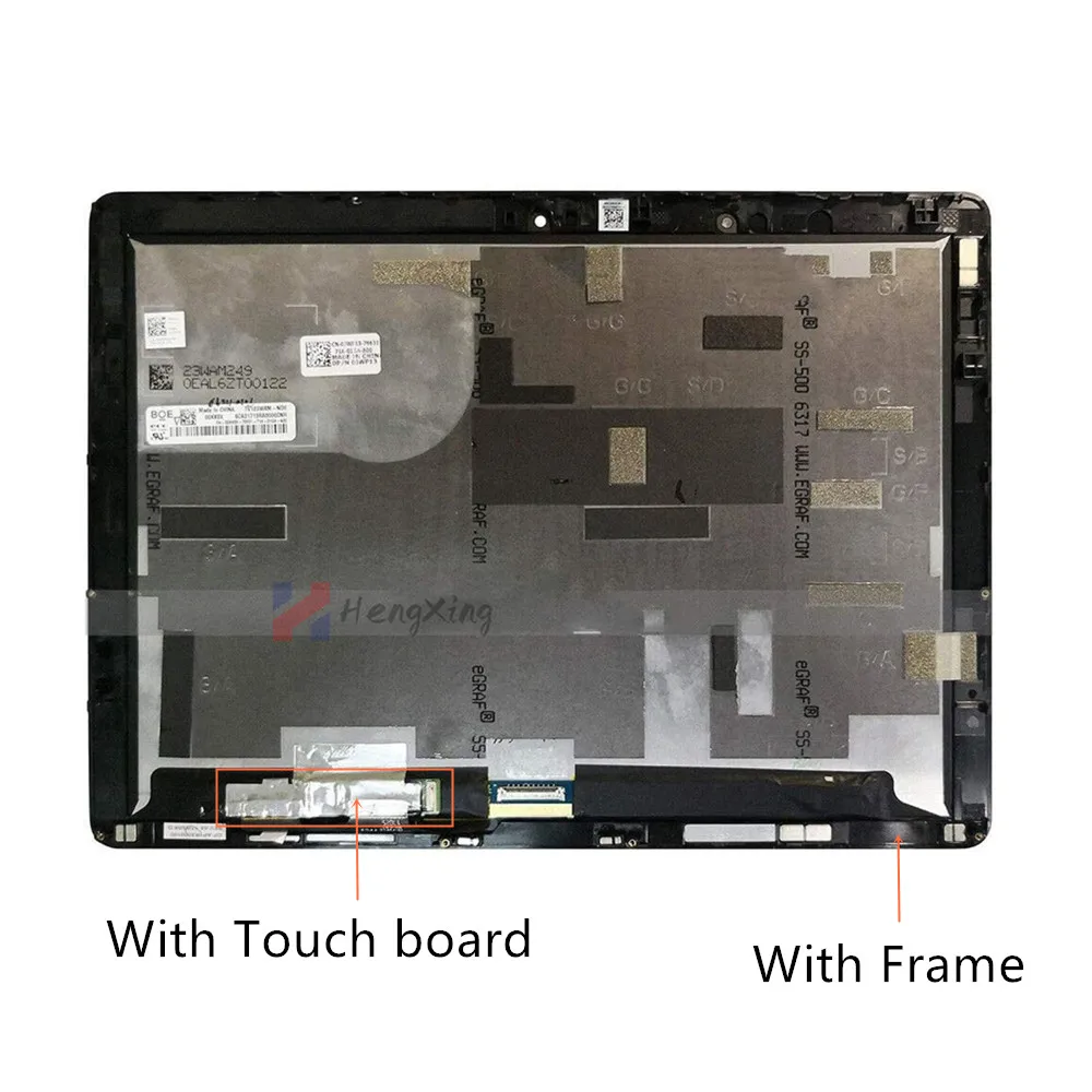 Оригинальный сенсорный ЖК-экран 12 3 дюйма для Dell Latitude 5290 5285 2 в 1 сборе P27S T17G LQ123N1JX31