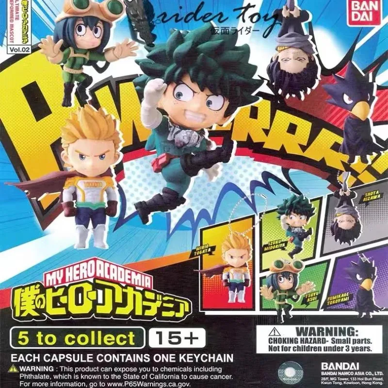 Коллекционная фигурка My Hero Academia Gashapon Izuku Midoriya Tsuyu Asui Shouta Aizawa Million