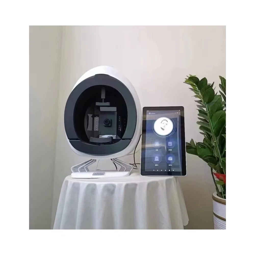 AISIA Q1 3D AI Анализатор кожи Обнаружение лиц Диагностика проблем 8-спектр