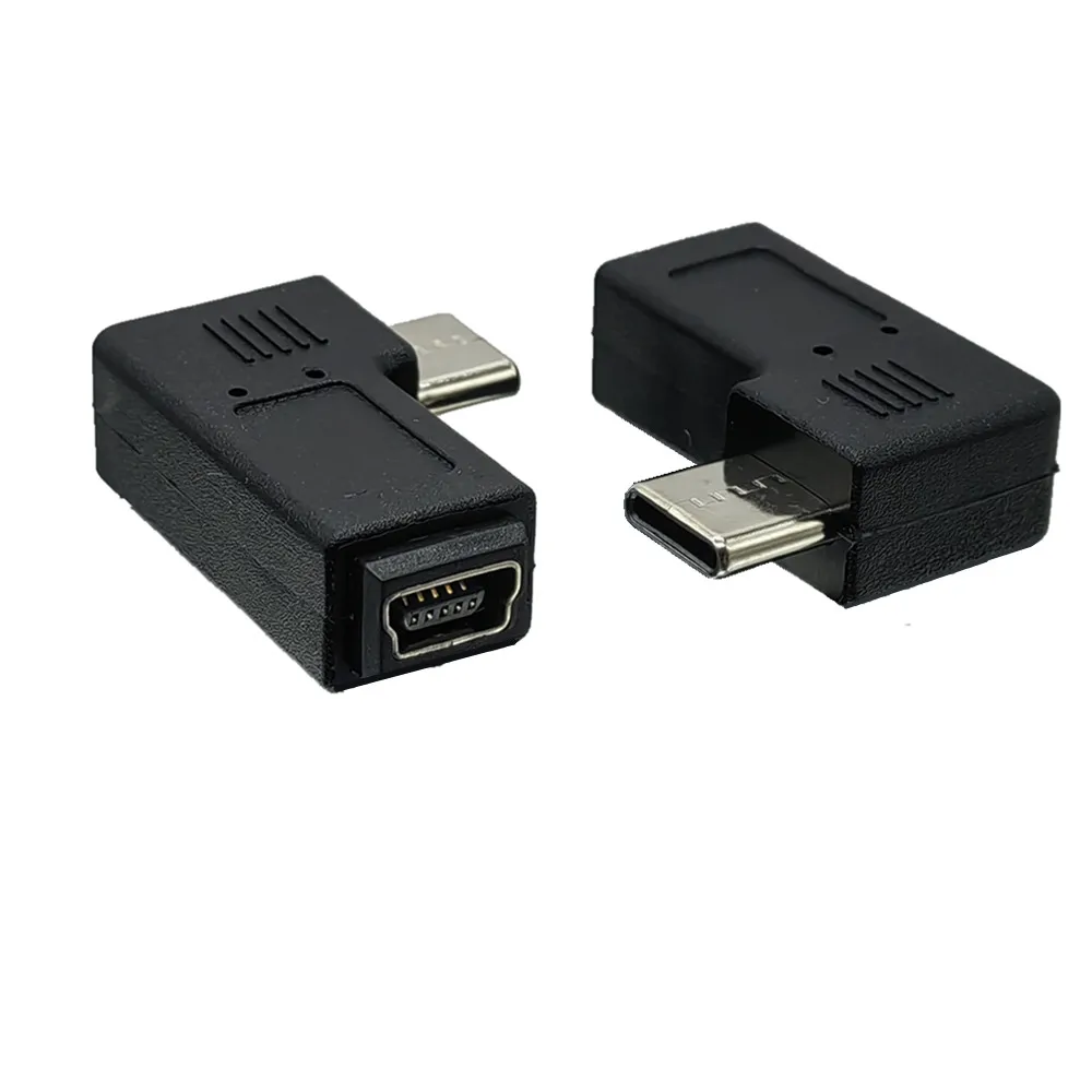 Фото 1 шт. адаптер Type-C на Mini USB, переходник USB Type-C (штекер) на Mini USB (гнездо) для камер, GPS-устройств, телефонов, MP3-плееров №1