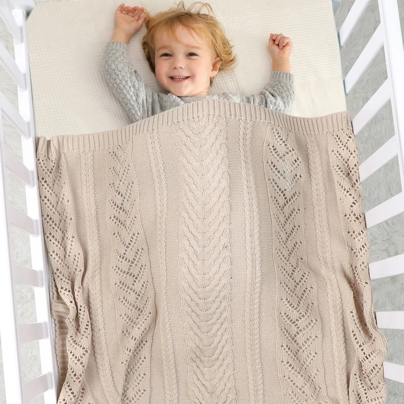 2022 Baby Blankets Super Soft Lightweight Newborn Summer Swaddle Wrap Breathable Infant Sleeping Cover Sack Stroller 100cm*80cm