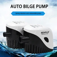 1100gph water pump 12v dc auto bilge drain pump submersible pump with internal float switch for boat rv pompe bomba de agua