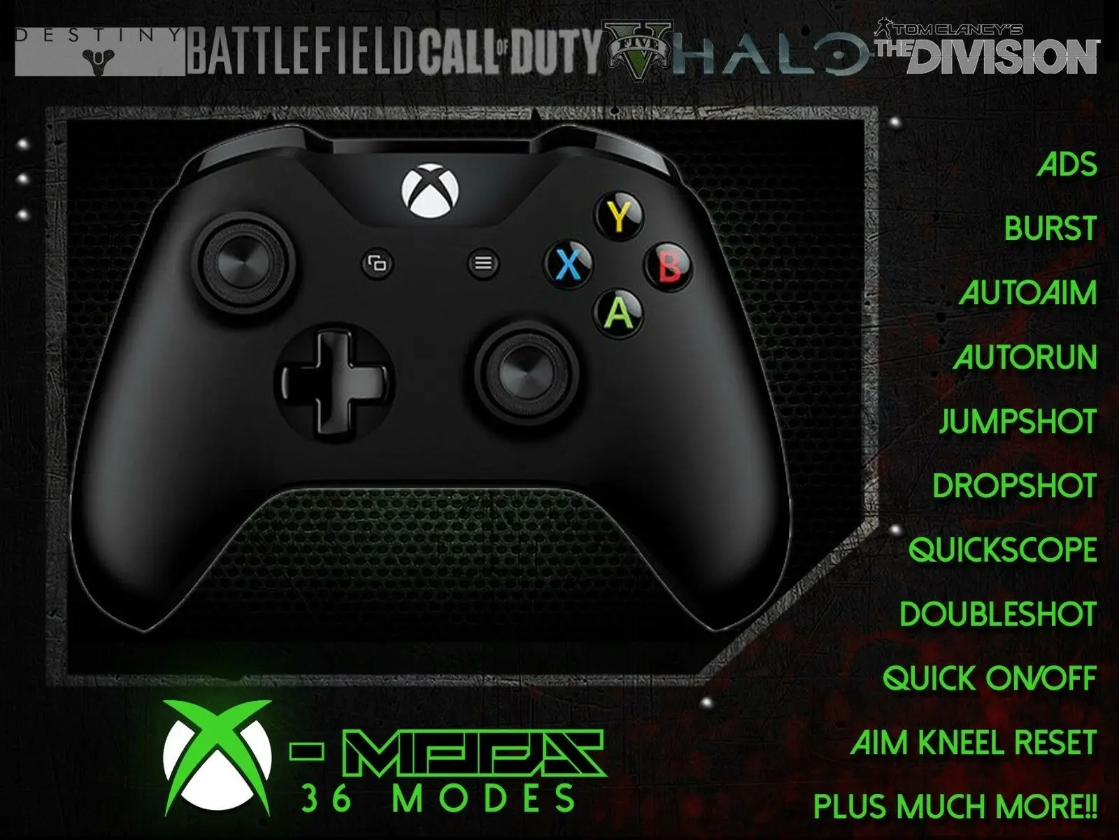 

XBOX ONE S RAPID FIRE CONTROLLER - BEST MOD ON EBAY!! All CoD style games!
