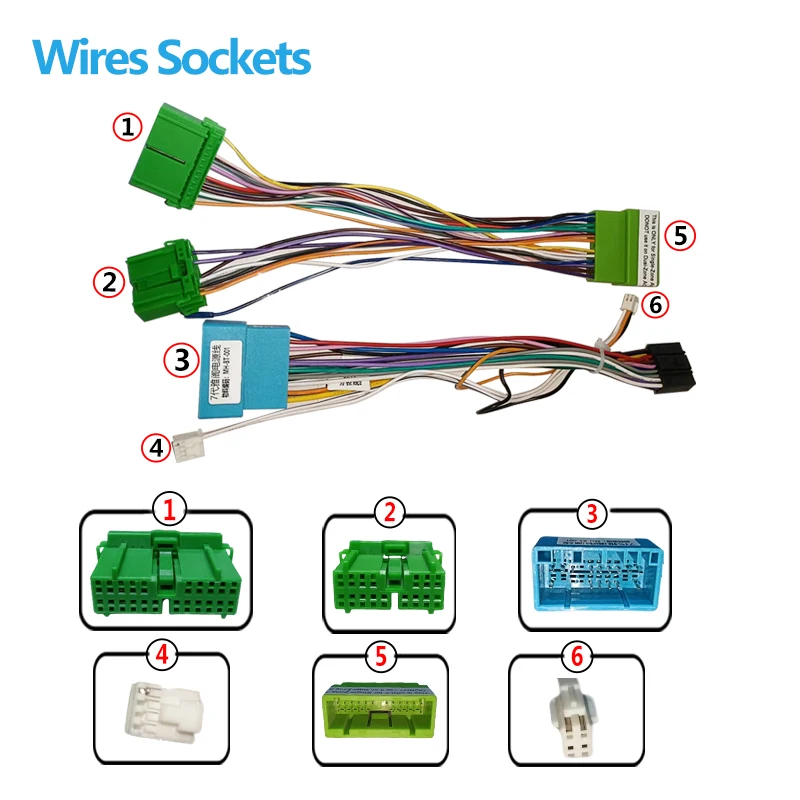 

Android автомобильный радиоприемник Canbus декодер для honda accord 7 2003 2004 2005 2006 2007 16 pin жгут проводов кабель питания
