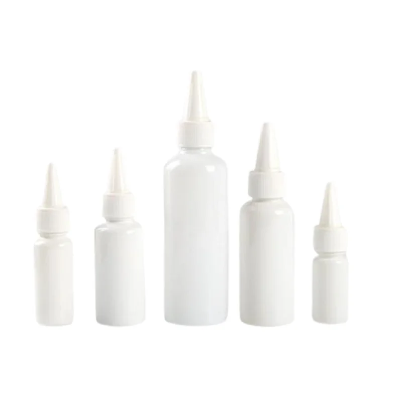 

10ml 20ml 30ml 50ml 60ml 100ml Portable Empty White Plastic Cosmetic Packaging Bottle Screw Lid PET Emulsion Sample Bottle 50pcs