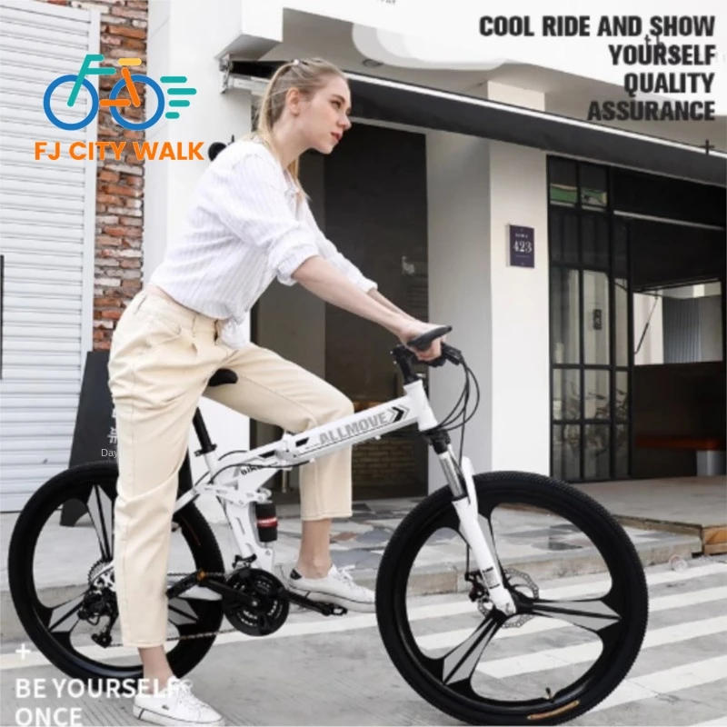 FJ Складной горный велосипед из углеродистой стали мужской внедорожный с