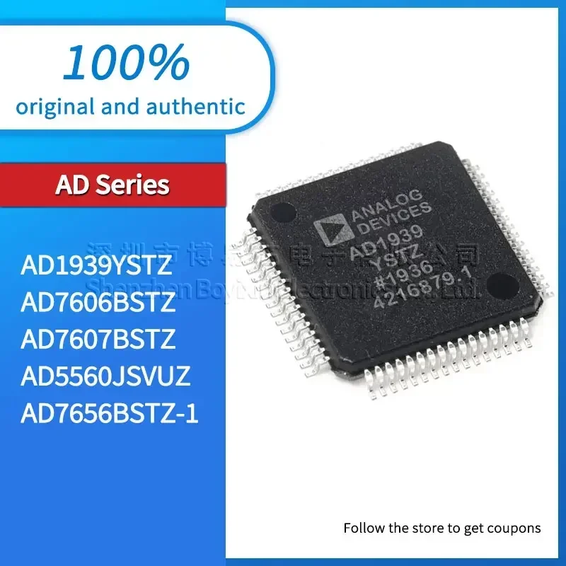 Original genuine AD1939YSTZ AD7606BSTZ AD7607BSTZ AD5560JSVUZ AD7656BSTZ-1 LQFP64