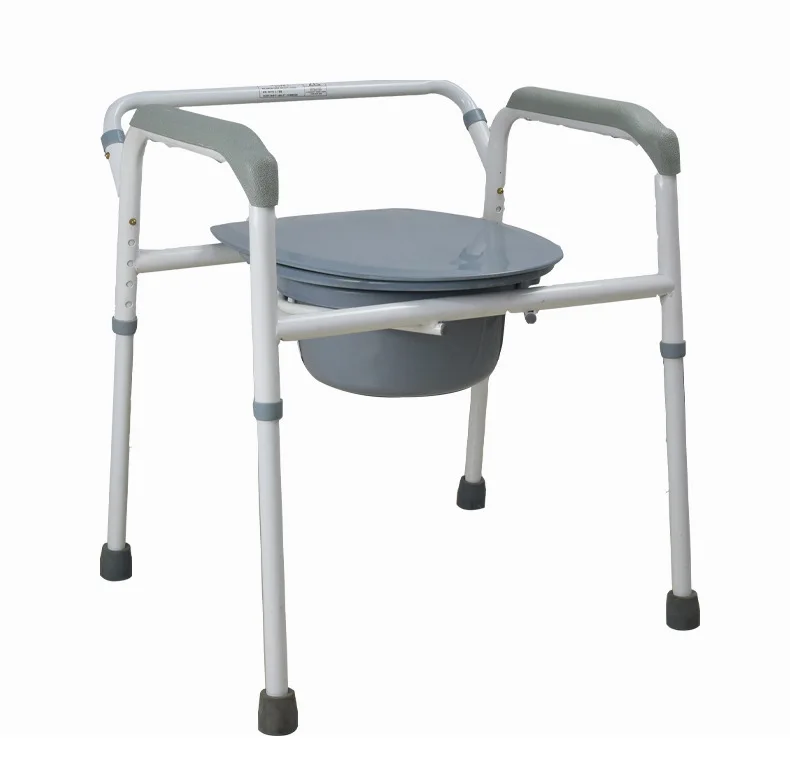 

Elderly and Disabled Bath Chair with Bedpan Adjustable Potty Seat Aluminum Alloy Pregnant Women Shower Stool