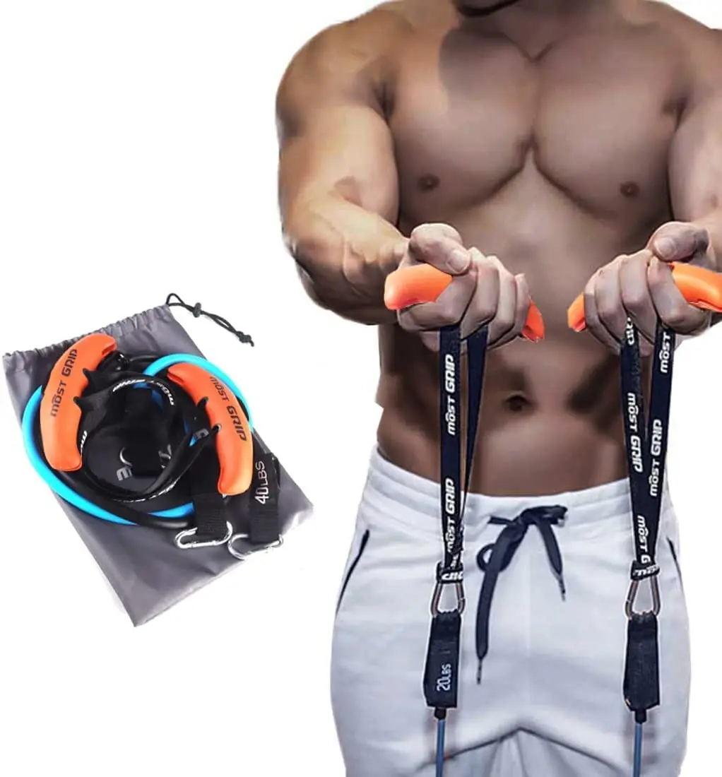 

Pull Up Handles Grips Fitness Heavy Duty Cable Machine Handles Training Strength Sling Trainer for Home Gym Barbells Machines