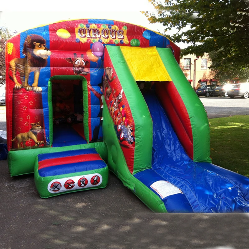 

Коммерческий прыгающий Домик из ПВХ сетчатой ткани комбо надувная горка прыгающий батут замок для улицы для детей