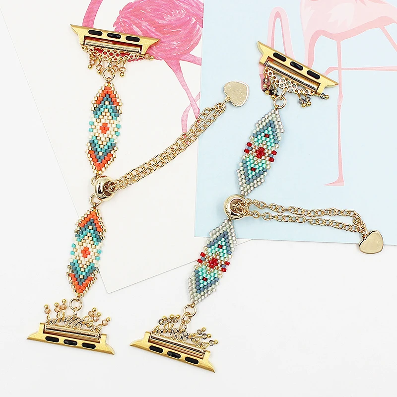 For Apple Watch band Series 7 45mm Strap 41mm 44mm 40mm 42mm 38mm apple watch 7 Metal Bracelet smart watchband iWatch 6 5 4 3 se